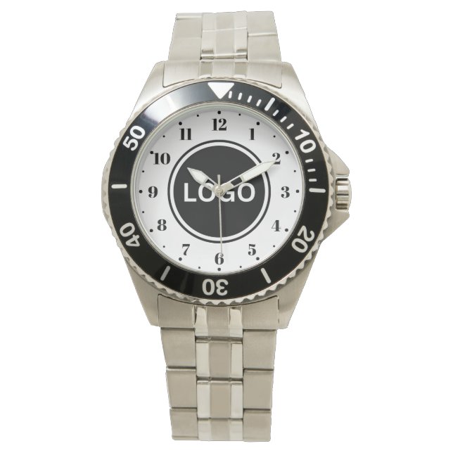 Modern enkel Elegant för Business Logotyp Armbandsur (Framsida)