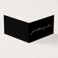 Modern enkel Elegant för mappat Affärskort