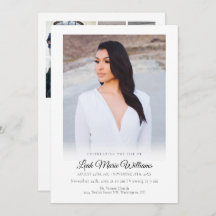 Modern enkel Elegant fotominnesbild