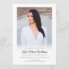 Modern enkel Elegant fotominnesbild Program