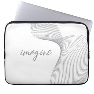 Modern, enkel, elegant grafik för Imagine Laptop Fodral