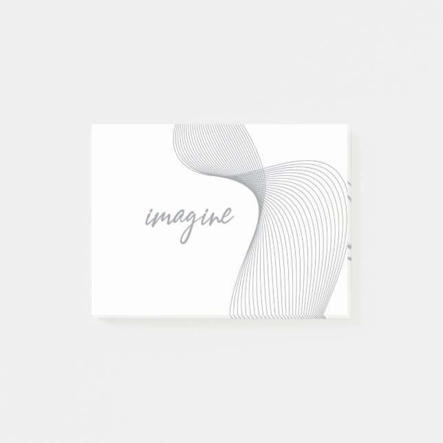 Modern, enkel, elegant grafik för Imagine Post-it Block (Framsida)