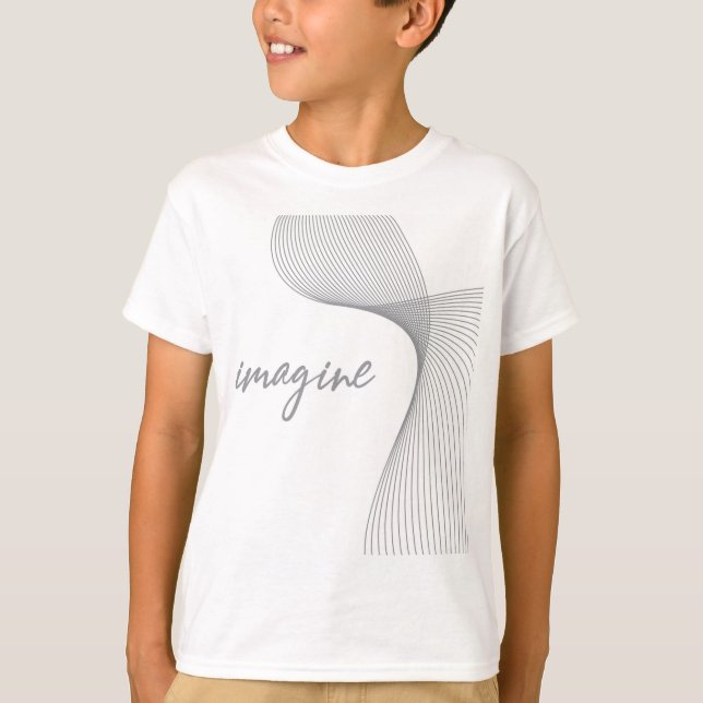 Modern, enkel, elegant grafik för Imagine T Shirt (Framsida)