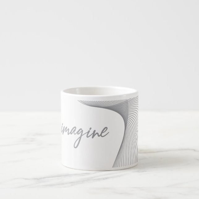 Modern, enkel, elegant grafisk design av Imagine Espressomugg (Framsidan)