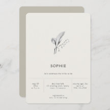 Modern enkel Elegant Lily Linen Möhippa