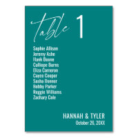 Modern enkel elegant teal