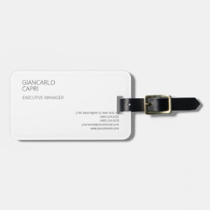 Modern enkel, enkel, minimalistisk bagagebricka