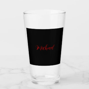 Modern enkel, enkel minimalistisk, lägg till svart glaskopp