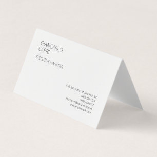Modern enkel, enkel, minimalistisk visitkort