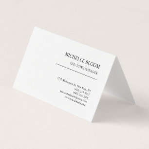 Modern Enkel Enkel Professionell Minimalistisk Lin Visitkort