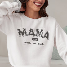 Modern enkel fet typografi - Mamma