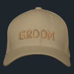 Modern enkel Förlovning för Groom Typography-grupp Broderad Keps<br><div class="desc">Baskulans hatt har en elegant och modern design med brun typografi som tillför snyggt. De broderade detaljerna kring ge är en högkvalitativ avsluta och skapar det ett val av elegant för alla tillfälle. Oavsett om du firar din förlovning eller njuter av din smekmånad så känns det här locket som centrum...</div>