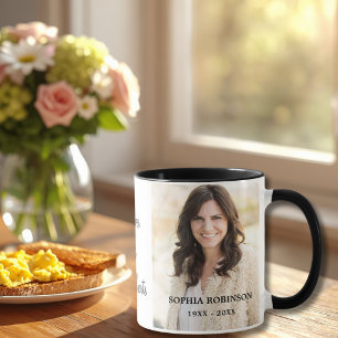 Modern Enkel Foto Minnessaker Kaffe Mugg