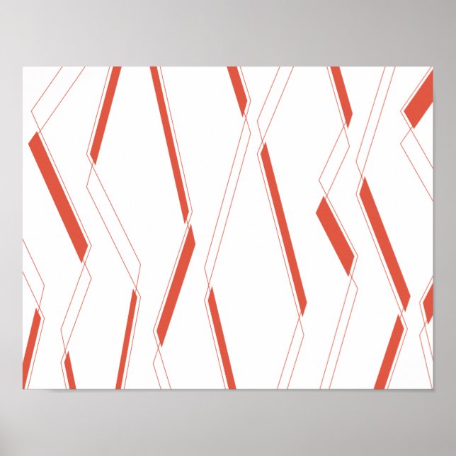 Modern, enkel grafik i stadsplanering poster (Framsidan)