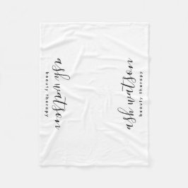 Modern, enkel handskriven kallgrafi med latinsk vi fleecefilt