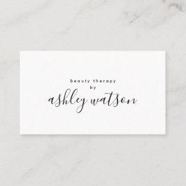 Modern, enkel handskriven kallgrafi med latinsk vi tidsbeställning kort