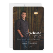 Modern enkel inbjudan till fotoStudentfest