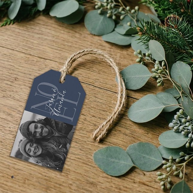 Modern Enkel Julklappsetikett för Bilder Presentetikett (Skapare uppladdad)