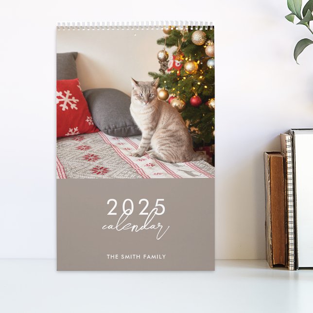 Modern Enkel Kalligrafi 2025 Foto Kalender (Skapare uppladdad)