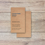 Modern enkel kartong, blå konsult visitkort<br><div class="desc">Modern anpassade visitkortsmall med tryckt papper bakgrund. Perfekt som nätverkskort för konsultföretag,  ekonomiska professioneller.</div>