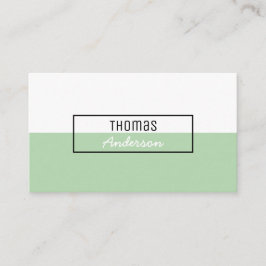 Modern enkel klar yrkesmässig Minimalist Visitkort