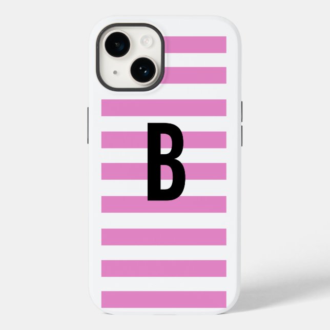 Modern enkel Lila Rand - första Monogram (Baksida)