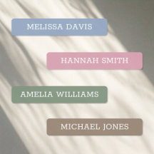 Modern enkel märkning av vattentäta barn i Namn