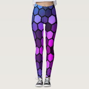 Modern enkel, minimal sexårskonst leggings