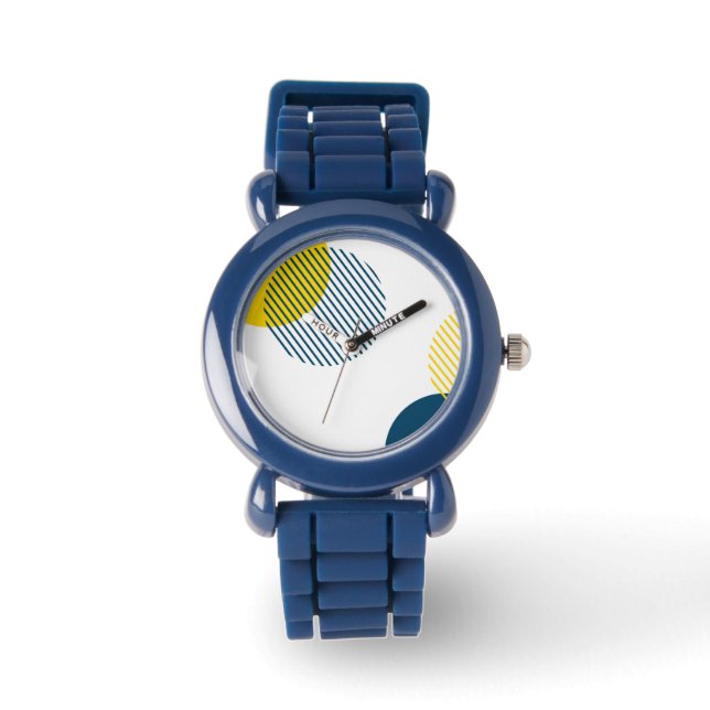 Modern, enkel, minimal, trendig abstrakt i städer armbandsur (Framsida)