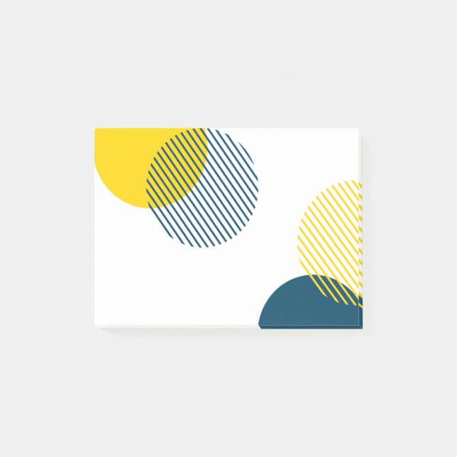 Modern, enkel, minimal, trendig abstrakt i städer post-it block (Framsida)