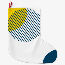 Modern, enkel, minimal, trendig abstrakt i städer stor julstrumpa