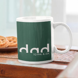 Modern enkel, minimalistisk design för Pappa Kaffemugg