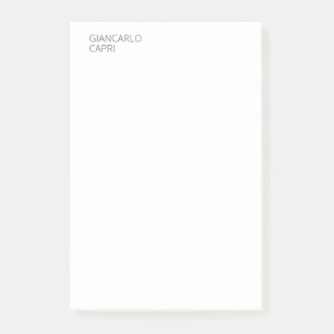 Modern enkel, minimalistisk Elegant med enkel slap Post-it Block
