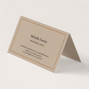 Modern enkel, minimalistisk Elegant Visitkort