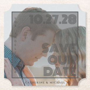 Modern enkel, minimalistisk foto med fetstil underlägg papper