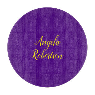 Modern enkel minimalistisk namn indigo blue-gult