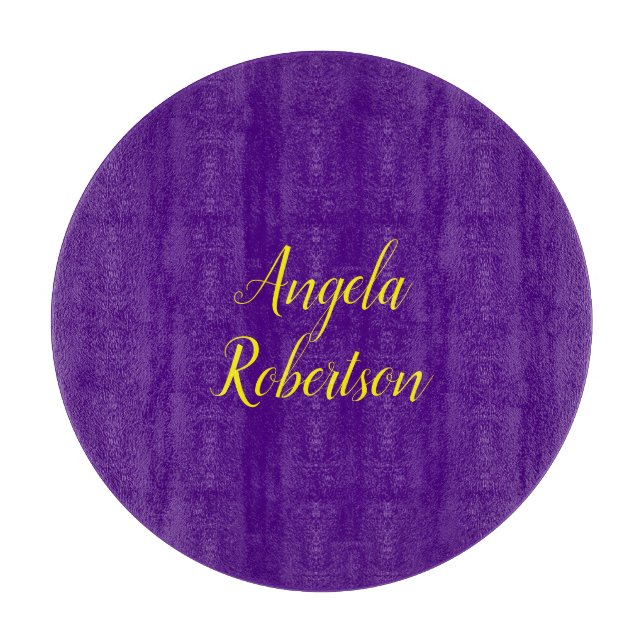 Modern enkel minimalistisk namn indigo blue-gult (Framsidan)