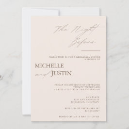  Modern Enkel Minimalistisk Övningsmiddag  Inbjudningar