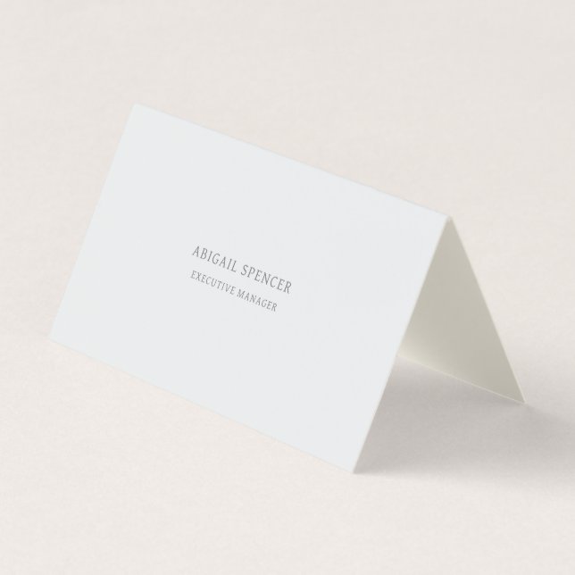 Modern Enkel Minimalistisk Professionell Visitkort (Framsida)