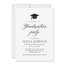 Modern enkel, minimalistisk Studentfest för foto