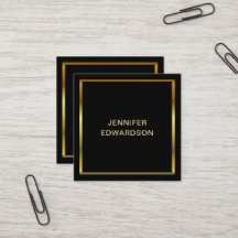 Modern enkel, minimalistisk svart guld-professione