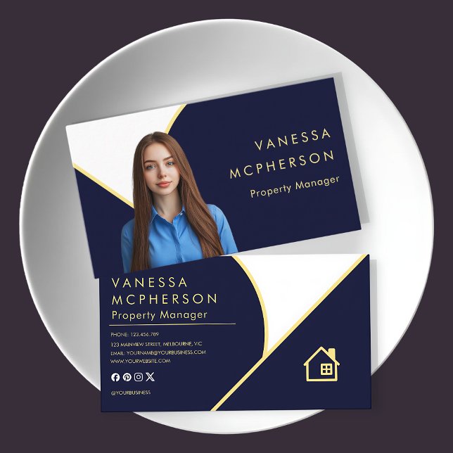 Modern enkel, minimalistisk transparent foto och L Visitkort (Skapare uppladdad)