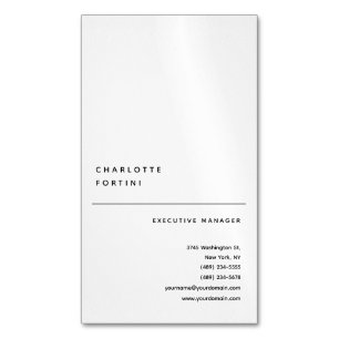 Modern enkel minimalistisk Trendig Magnetiska Visitkort