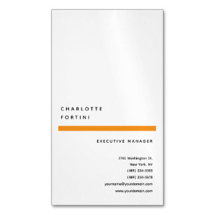 Modern enkel minimalistisk Trendig Magnetiska Visitkort