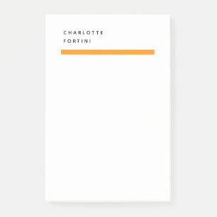 Modern enkel minimalistisk Trendig Post-it Block