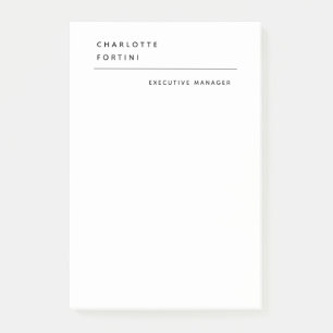 Modern enkel minimalistisk Trendig Post-it Block