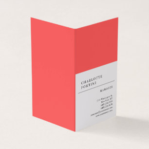 Modern enkel minimalistisk Trendig Visitkort