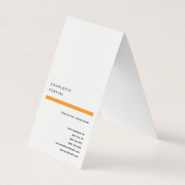 Modern enkel minimalistisk Trendig Visitkort