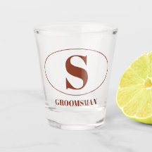 Modern Enkel Monogram Marskalkars Gift Bröllop