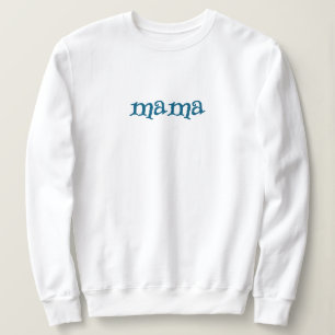 Modern enkel mor t-shirt present till bästa mamman